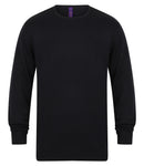 Henbury Lightweight Cotton Acrylic Crew Neck Sweater-6