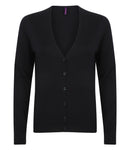 Henbury Ladies Lightweight V Neck Cardigan-4
