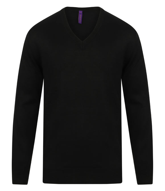 Henbury Acrylic V Neck Sweater