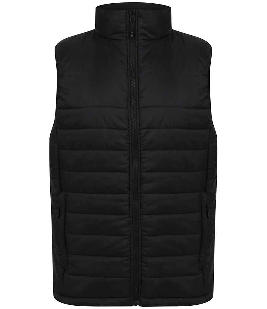 Henbury Unisex Padded Gilet | Black | iPromise-UK