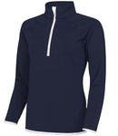 AWDis Ladies Cool Half Zip Sweat Top-8