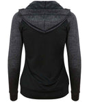 JC058 Black/Black Slate Melange Back