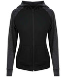 JC058 Black/Black Slate Melange Front