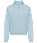 AWDis Ladies Cropped 1/4 Zip Sweatshirt-7