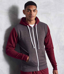 JH059 Charcoal/Burgundy Model