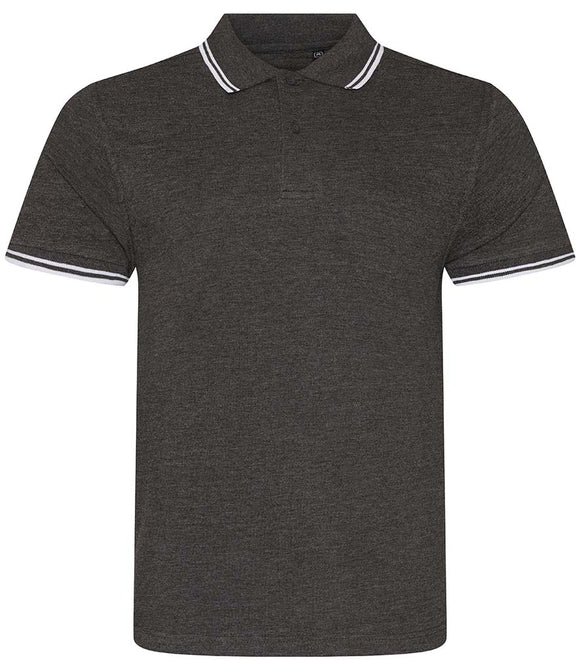 AWDis Stretch Tipped Pique Polo Shirt