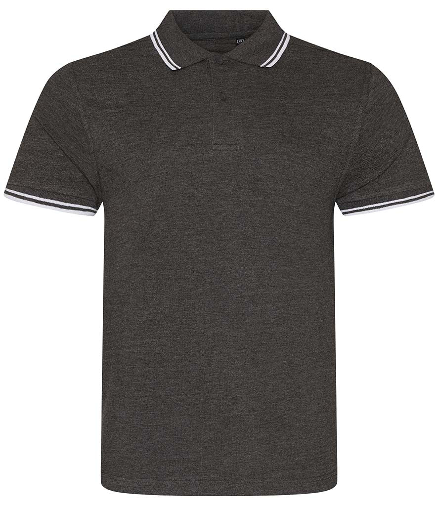 AWDis Stretch Tipped Pique Polo Shirt