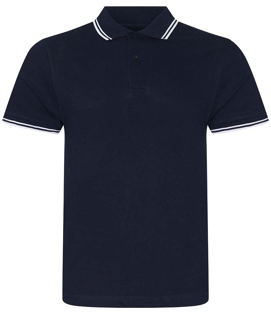 AWDis Stretch Tipped Pique Polo Shirt