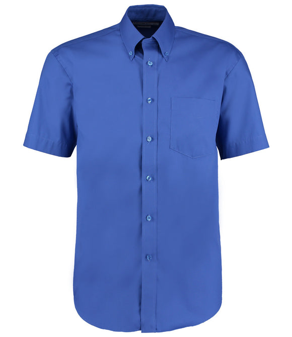 Kustom Kit Premium Short Sleeve Classic Fit Oxford Shirt