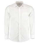 Kustom Kit Long Sleeve Tailored Poplin Shirt-4