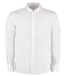 Kustom Kit Long Sleeve Tailored Mandarin Collar Shirt-4