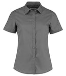 Kustom Kit Ladies Short Sleeve Tailored Poplin Shirt-7