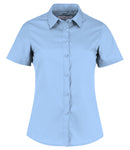 Kustom Kit Ladies Short Sleeve Tailored Poplin Shirt-8