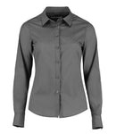 Kustom Kit Ladies Long Sleeve Tailored Poplin Shirt-6