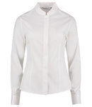 Kustom Kit Ladies Long Sleeve Tailored Mandarin Collar Shirt-4
