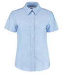 Kustom Kit Ladies Short Sleeve Tailored Workwear Oxford Shirt-7