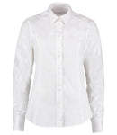 Kustom Kit Ladies Long Sleeve Tailored City Business Shirt-4