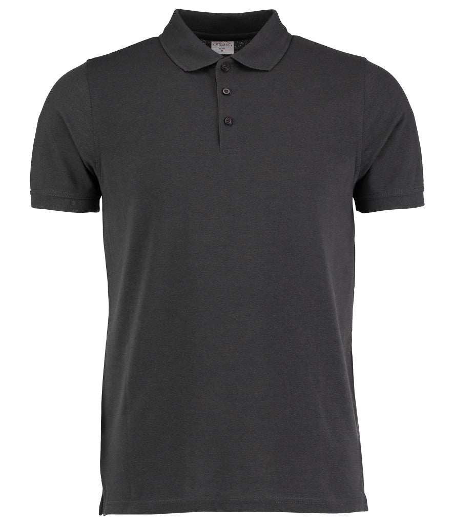 Kustom Kit Klassic Heavy Slim Fit Pique Polo Shirt