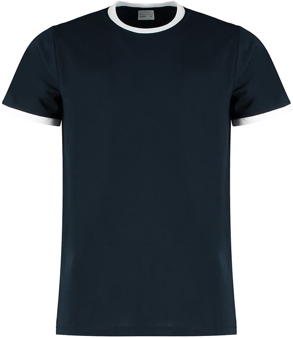 Kustom Kit Fashion Fit Ringer T-Shirt