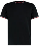 Kustom Kit Fashion Fit Tipped T-Shirt-4