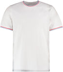 Kustom Kit Fashion Fit Tipped T-Shirt-5