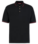 Kustom Kit St Mellion Tipped Cotton Pique Polo Shirt-4