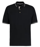 Kustom Kit St Mellion Tipped Cotton Pique Polo Shirt-5
