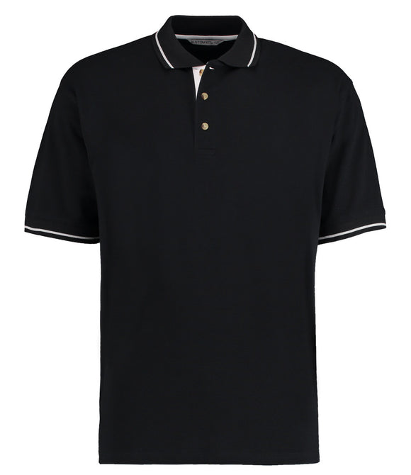 Kustom Kit St Mellion Tipped Cotton Pique Polo Shirt