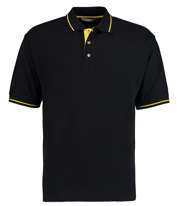 Kustom Kit St Mellion Tipped Cotton Pique Polo Shirt