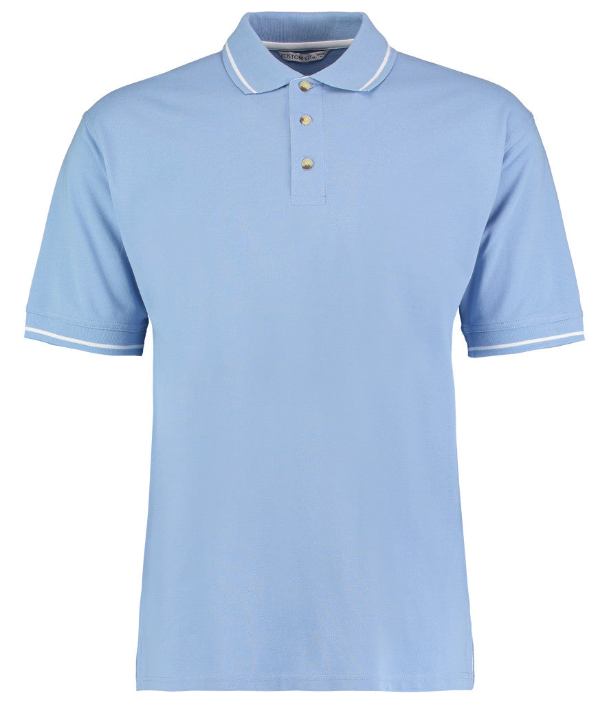 Kustom Kit St Mellion Tipped Cotton Pique Polo Shirt