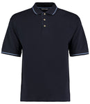 Kustom Kit St Mellion Tipped Cotton Pique Polo Shirt-8