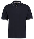 Kustom Kit St Mellion Tipped Cotton Pique Polo Shirt-9