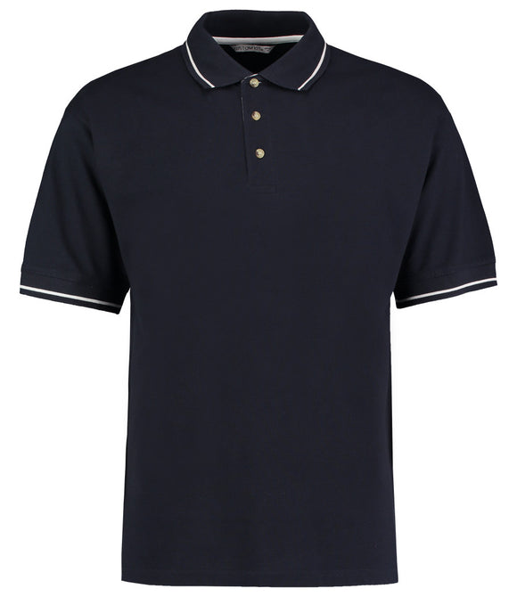 Kustom Kit St Mellion Tipped Cotton Pique Polo Shirt