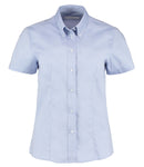 Kustom Kit Ladies Premium Short Sleeve Tailored Oxford Shirt-5