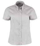 Kustom Kit Ladies Premium Short Sleeve Tailored Oxford Shirt-9