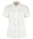 Kustom Kit Ladies Premium Short Sleeve Tailored Oxford Shirt-10