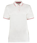 Kustom Kit Ladies St Mellion Tipped Cotton Pique Polo Shirt-7