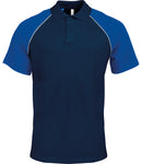 Kariban Baseball Cotton Pique Polo Shirt-5