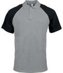 Kariban Baseball Cotton Pique Polo Shirt-6