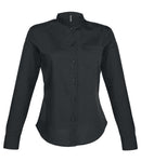 Kariban Ladies Long Sleeve Mandarin Collar Shirt-2