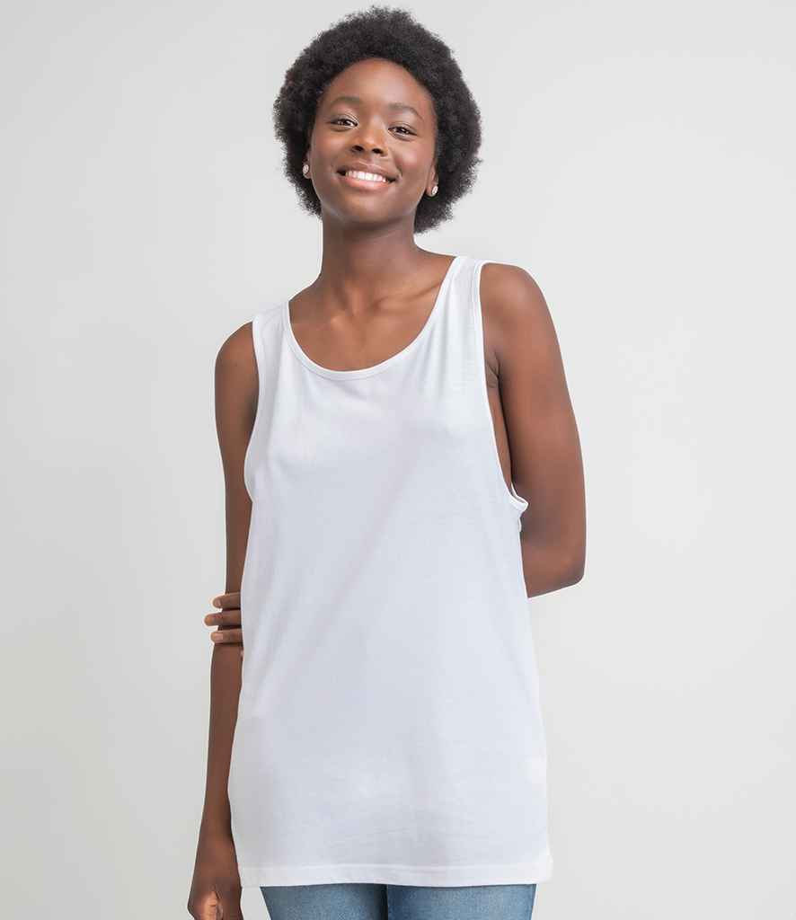 One by Mantis Unisex Drop Armhole Vest Top