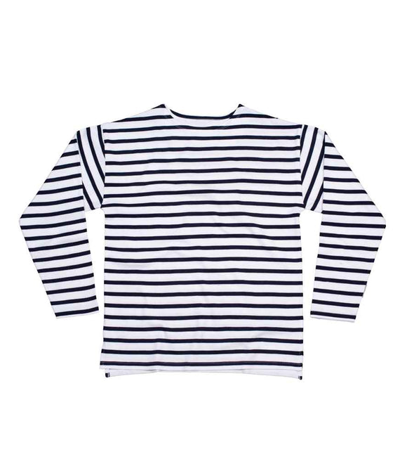 One By Mantis Unisex Long Sleeve Breton Stripe T-Shirt