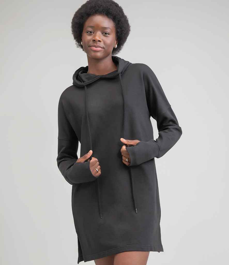 Mantis Ladies Hoodie Dress | Black