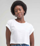 Mantis Ladies Organic Cropped T-Shirt | Black-2