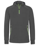 Proact Zip Neck Hooded Sweatshirt-3