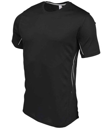 Proact Contrast Sports T-Shirt | Black/Silver