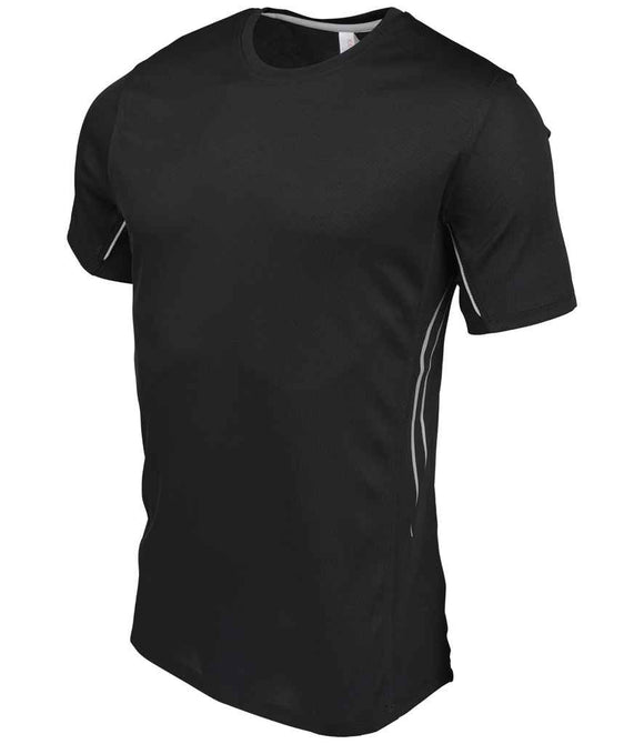 Proact Contrast Sports T-Shirt | Black/Silver