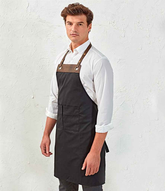 Premier Espresso Bib Apron