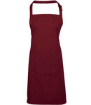 Premier 'Colours' Bib Apron with Pocket-34