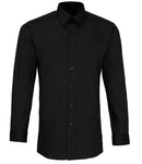 Premier Long Sleeve Fitted Poplin Shirt-1